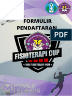 Formulir Pendaftaran Fisioterapi Cup 2021