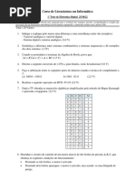 Teste 1 - Electronica Digital