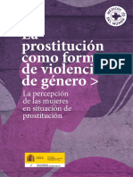 La Prostitucion Como Forma de Violencia de Genero