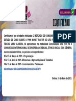 Certificado Trabalho Individual