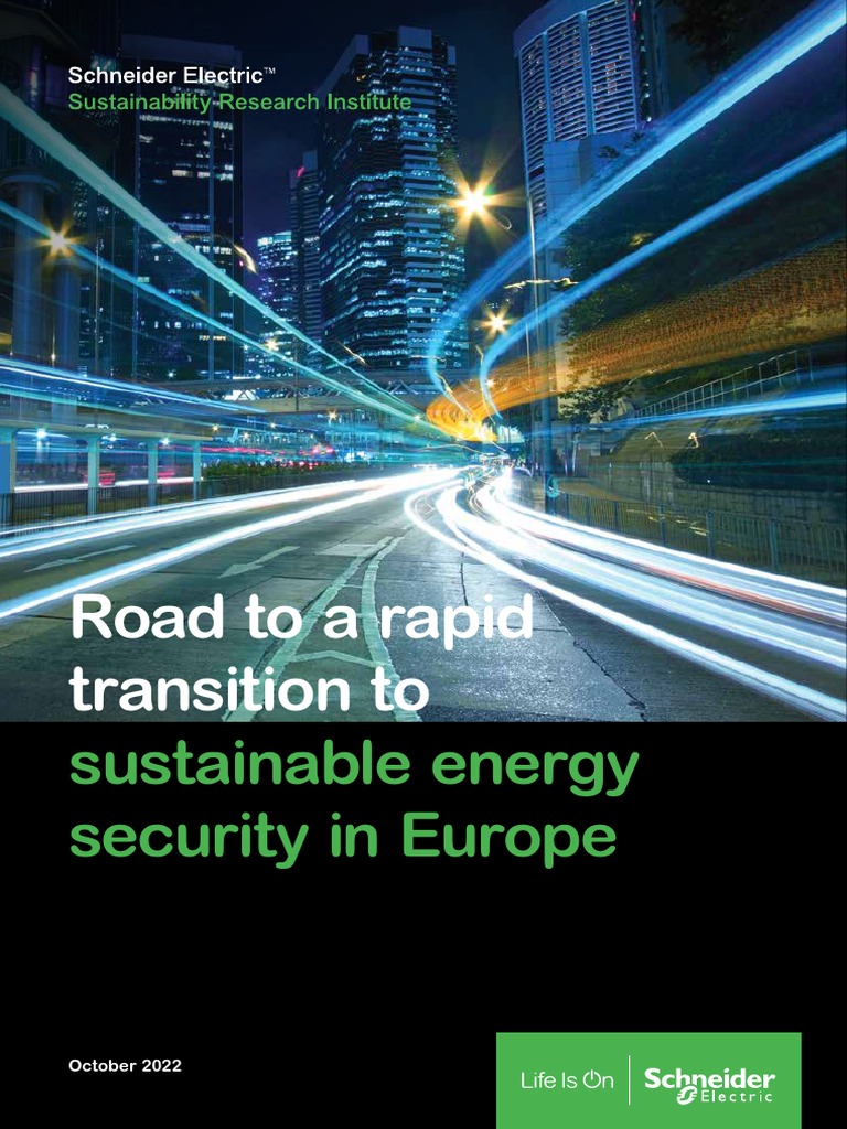 Road To Rapid Transition To Sustainable Energy Security in Europe | PDF ...