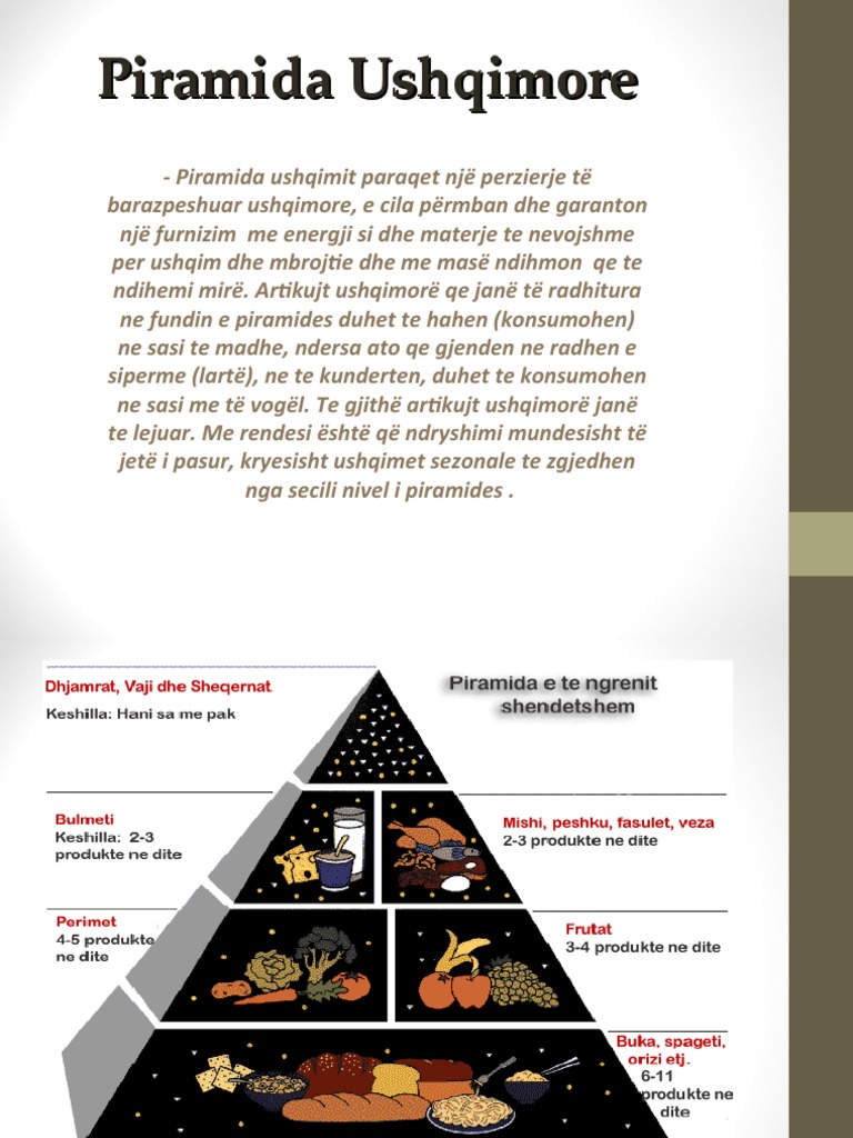 Piramida Ushqimore-Projekt Në Biologji | PDF