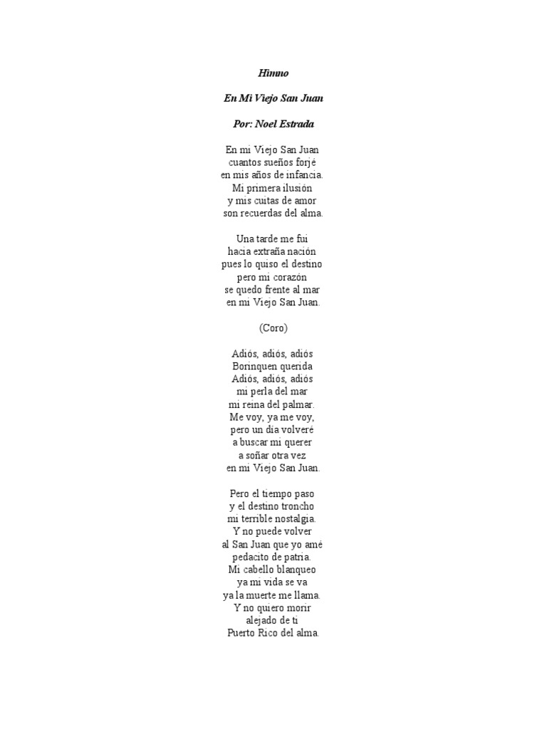 Himno San Juan | PDF