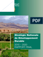 Stratégie Nationale de Développement Durable 2015 2020