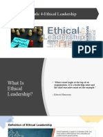 Module 4 - Ethical Leadership