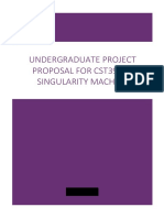 Undergraduate Project Proposal for CST3990 - Singularity Machine