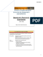 Teoria de Organizacion y Sistemas