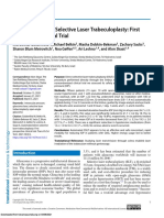 Automated Direct Selective Laser Trabeculoplasty - First Prospective Clinical Trial