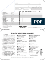 2011 Fall Hiking Spree form