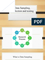 3 Data Sampling, Collection and Testing Powerpoint