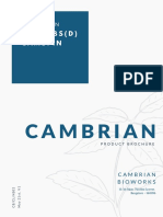 Cambrian product brochure