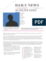 Newspaper Template 09