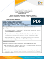 Guía de Actividades y Rúbrica de Evaluación - Unidad 3 - Fase 3 - Desarrollo en La Adultez y Vejez - Redes Sociales