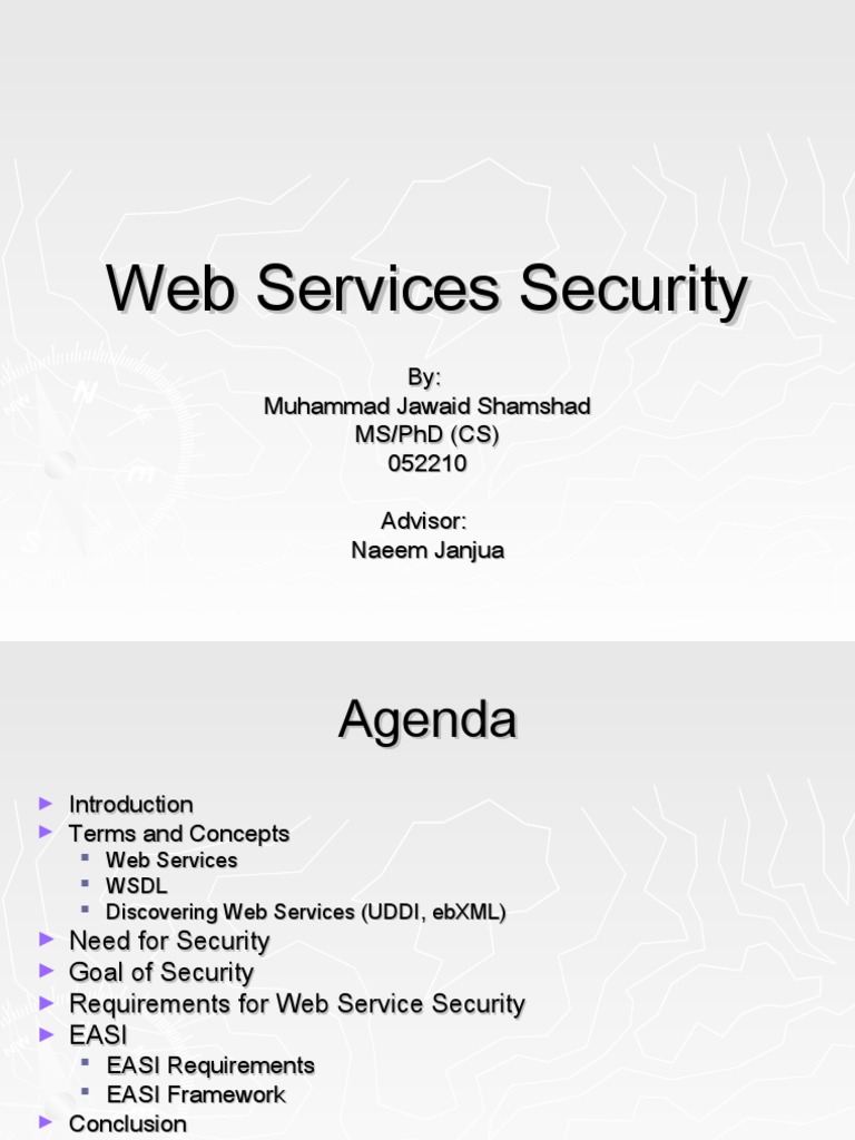 Web Service Security | PDF | Soap | Web Service