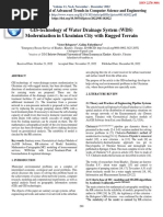 GIS-technology of Water Drainage System (WDS) Modernization in Ukrainian City With Rugged Terrain