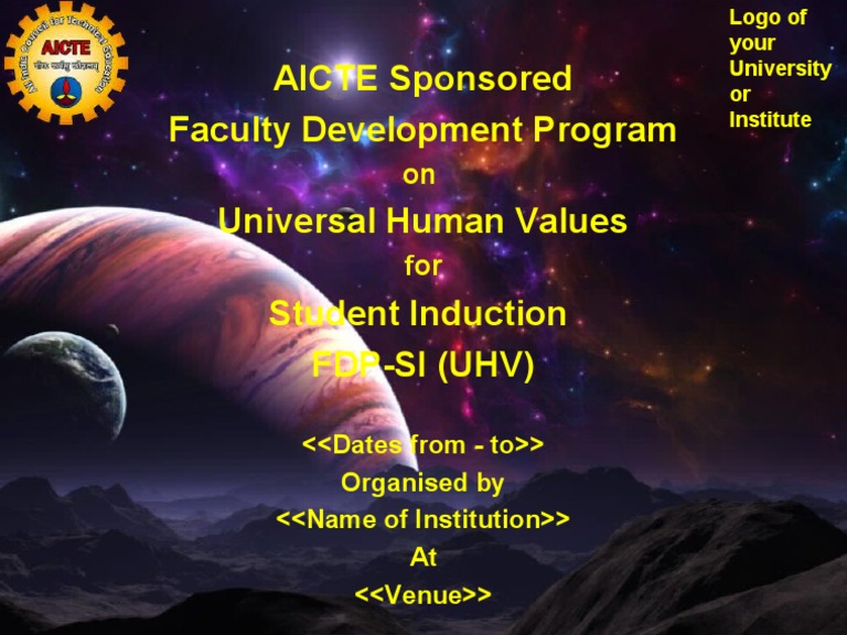 Faculty Program on Human Values | PDF