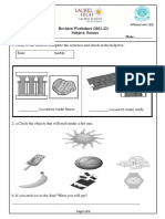 Grade - 1 CT-5 Revision Worksheet