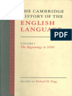 The Cambridge History of The English Language, Vol. 1 The Beginning To 1066 (Volume 1)