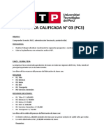 Administración y Organización de Empresas - PC3