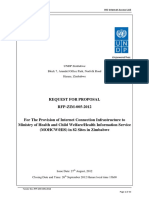 Request For Proposal RFP-ZIM-005-2012: UNDP Zimbabwe Block 7, Arundel Office Park, Norfolk Road Harare, Zimbabwe