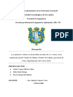 Análisis de los valores en niños de 3 a 5 años en la institución educativa Virgen de Fátima