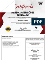 Renso Javier López - Servicio Al Cliente