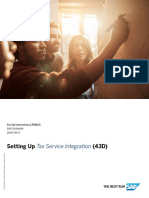 43D S4HANA2020 Set-Up Tax Service Integration en XX