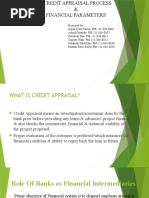 Credit Appraisal Process & Financial Parameters