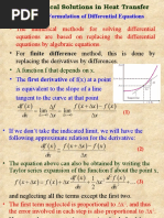 Numerical Solutions in Heat Transfer