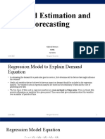Demand Forecasting - Lecture 5