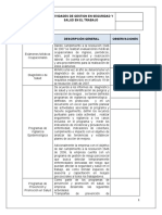 Actividades Del SGSST