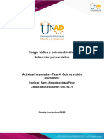 Formato 4 - Guía de Sesión Psicomotriz