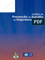 Cartilha de Prevenção de Suicídios Na Segurança Pública