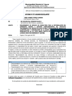 INFORME #0771 - REQUERIMIENTO DE SERVICIO DE CONSULTORIA PARA LA ACTUALIZACION DEL EXPEDIENTE TECNICO TUPA Okkk