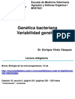 MVET621 Clase 3 202220 Genética Bacteriana