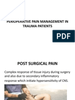 Perioperative Pain Management in Trauma Patients