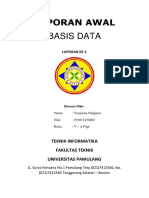 Yasminia Ningrum - 191011450402 - 05TPLP002 - Cover Laporan Awal Dan Akhir Basis Data