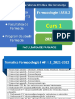 Curs 1 - Farmacologie I AF - Ii.2 - 2021-2022