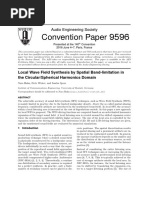 Local Wave Field Synthesis by Spatial Band-Limitation in The Circular Spherical Harmonics Domain