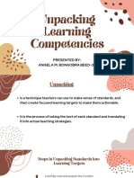 Unpacking Learning Competencies