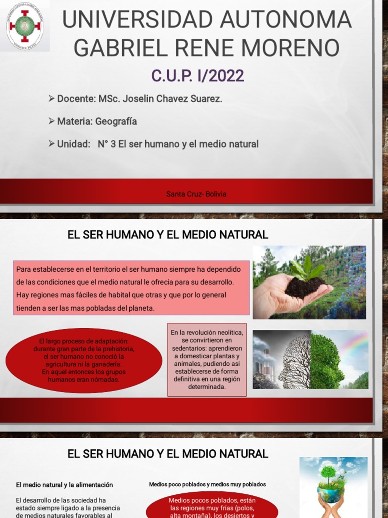 Impacto del ser humano en el medio natural | PDF | Gases de efecto ...