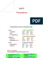 PREPOSITIONS - With Exercises
