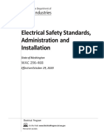 Electrical Safety Standards, Administration and Installation
