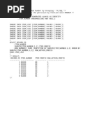 Example Oracle PL/SQL With Partition by