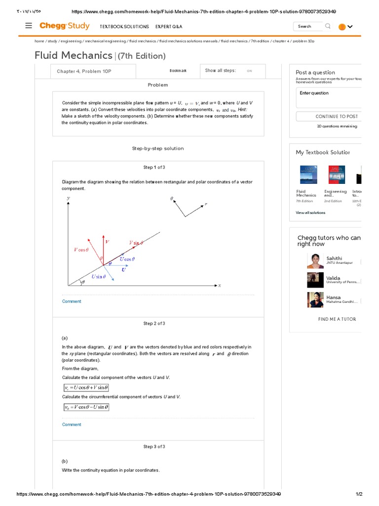 Fluid mechanics 7th edition pdf euclidean vector textbook