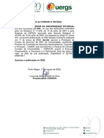 06094519 Decisao Consun 003 2022 Aprova Prestacao de Contas 2022