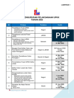 Jadual Pengurusan Upkk2022