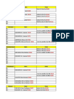 Class Schedule Document with Student and Teacher Assignments