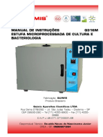 Quimis Estufa Bacteriologica Q316M Manual PT