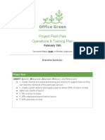 Office Green Project Charter
